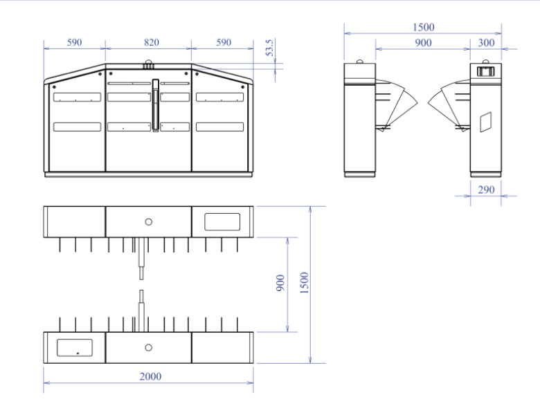 TAG-26-001 technical dimensions